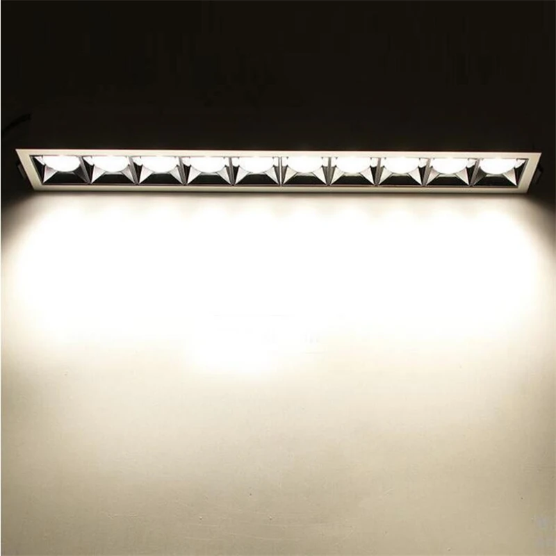 10 головок 40 Вт Светодиодный светильник бар для зала офиса современная модная