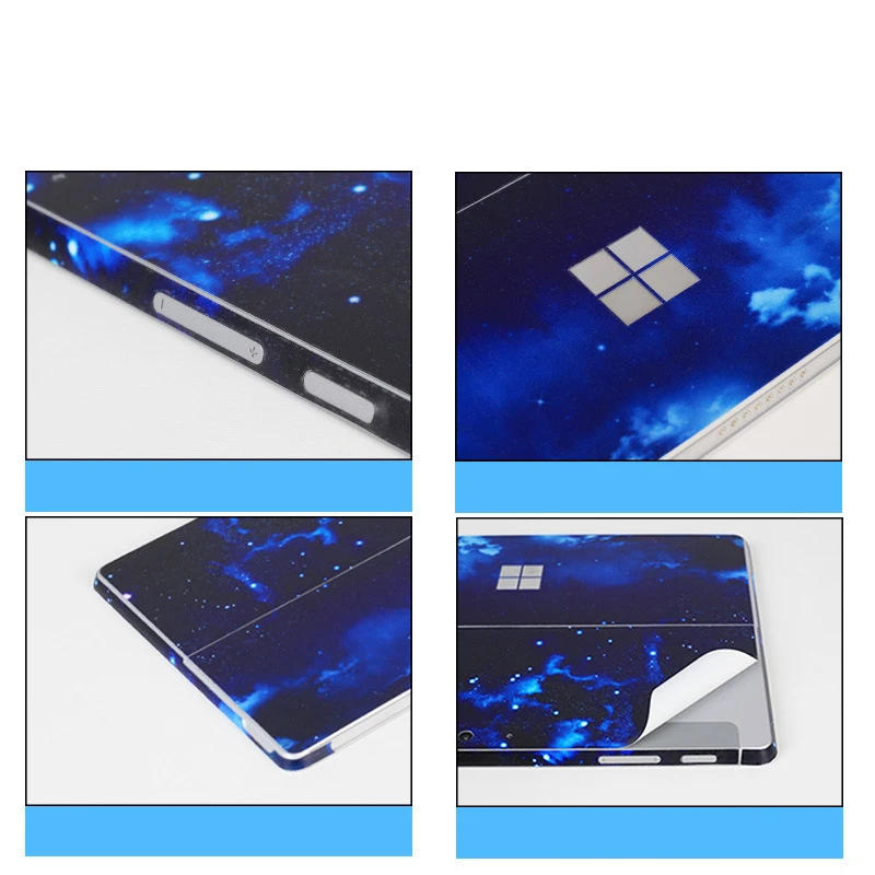 Анти Царапины узор наклейка на заднюю часть для Microsoft Surface Pro 7 6 5 4 3 Go крышка чехол