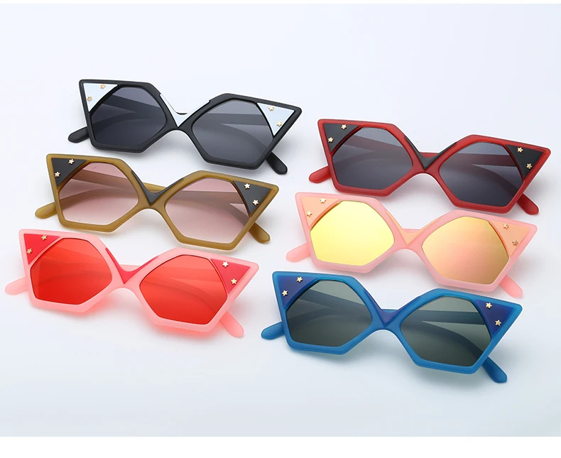 Солнцезащитные очки ослепительного цвета с Впадиной Модные женские 1 шт. и для