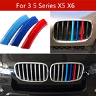 3 шт., передняя решетка радиатора для bmw 3 5 серии X5 X6 F30 E46 E70