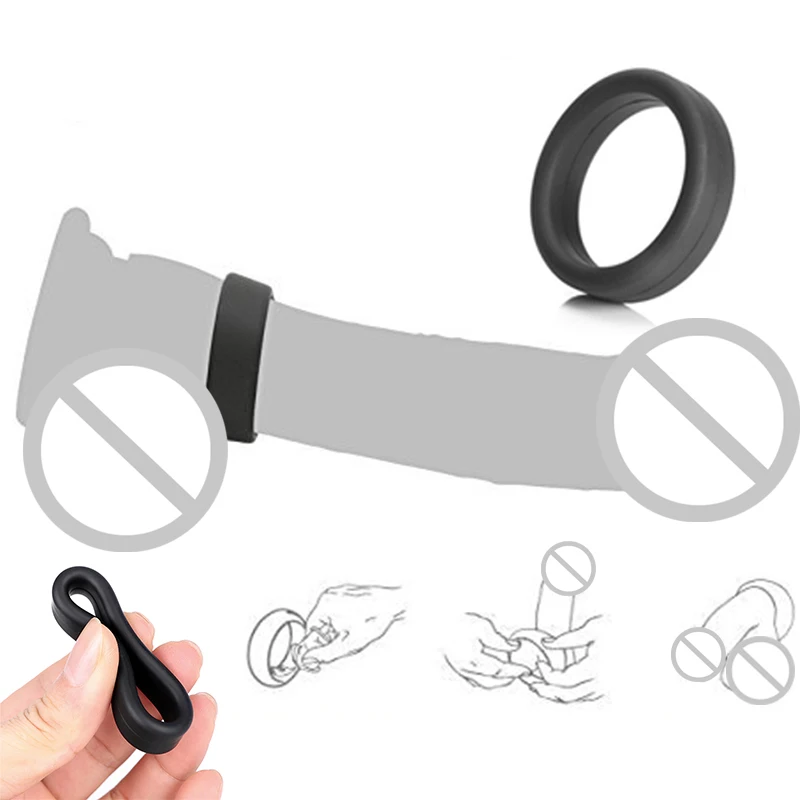 Взрослые игрушки Game эластичный дилдо Extender секс шки dild Ring Задержка эякуляции