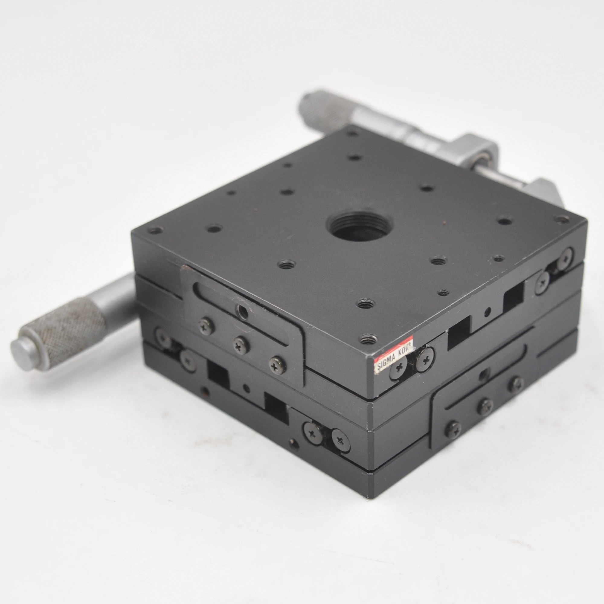 

TSD-801S Sigma manual X Y axis precision optical displacement platform cross guide rail fine adjustment slide table iron