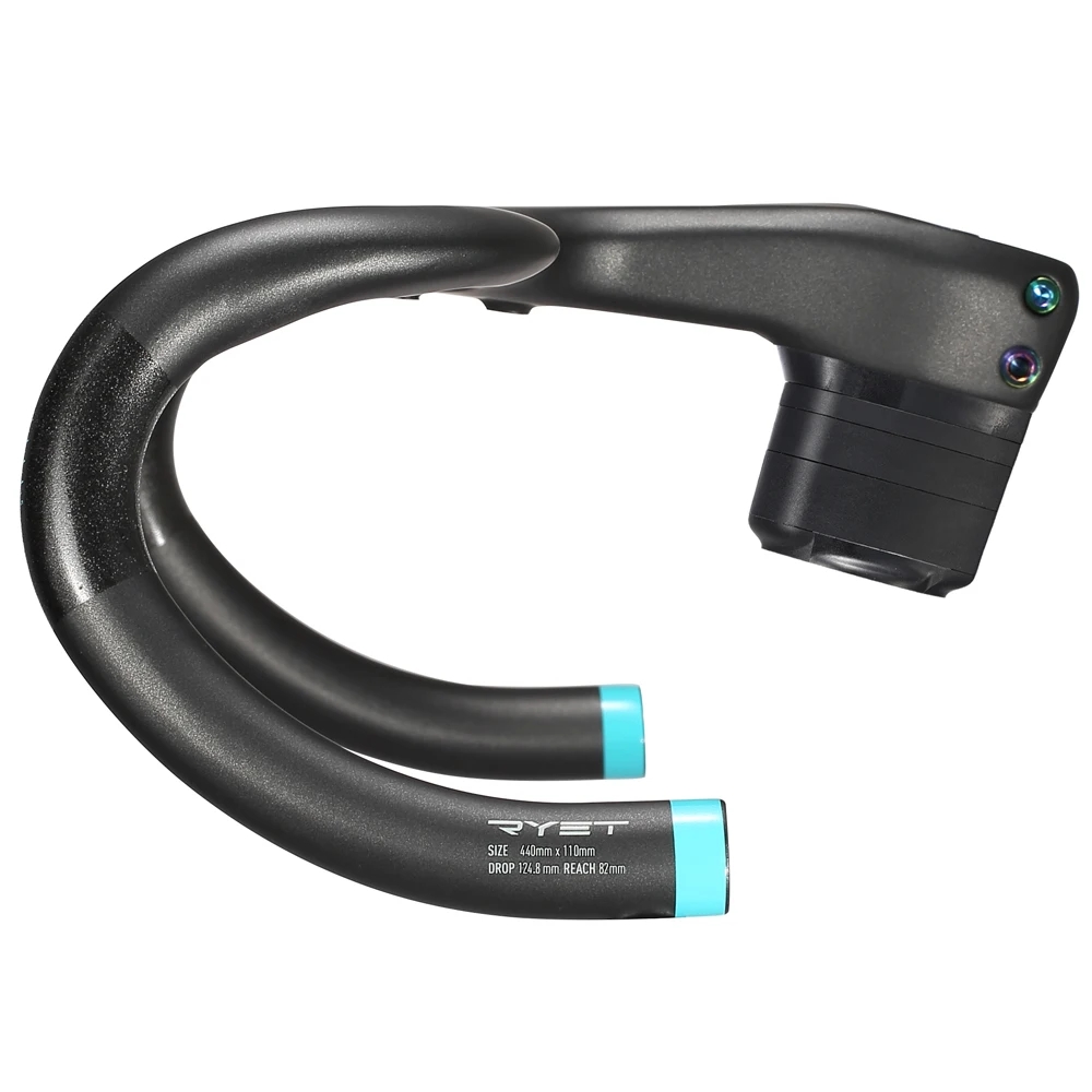 Продажа Гравия руль углеродное волокно Exotropism Руль 28,6 мм/31,8 мм интегрированы полоса углерода дорожный мотоцикл ручка матового черного цвета