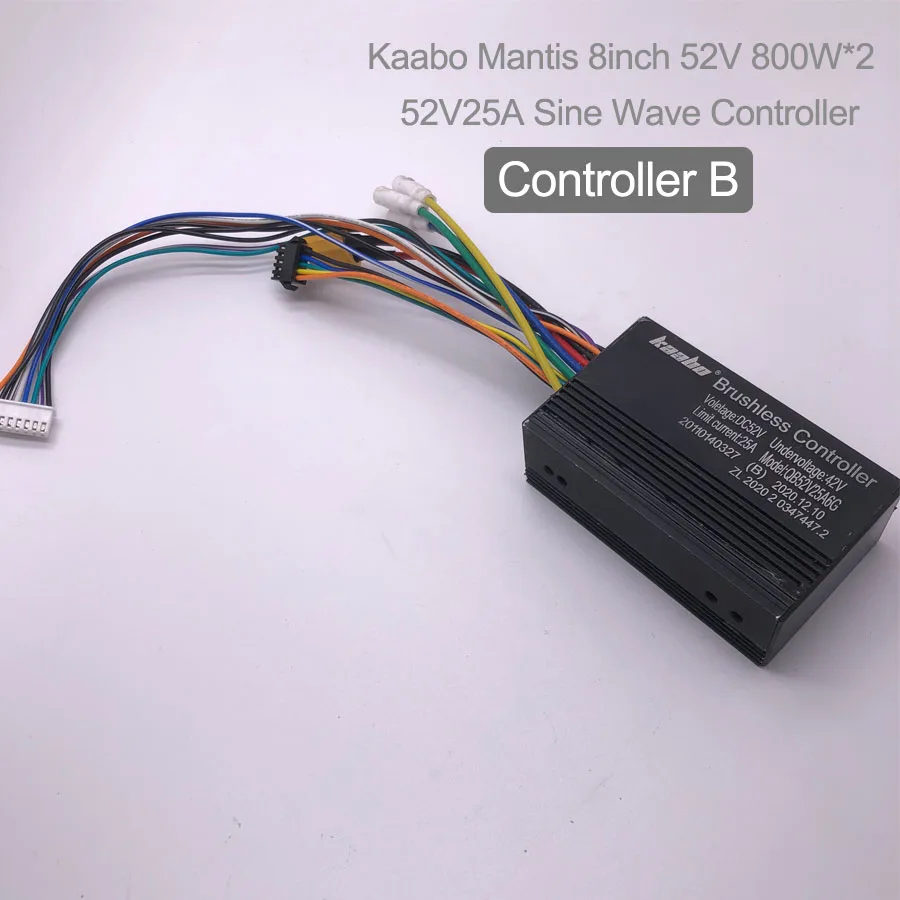 Mantis 8 52V25A контроллер синусоидальной волны Передняя и задняя плата A B Kaabo 8-дюймовый
