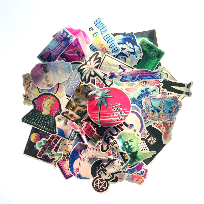 65 шт Паровая волна микеланжело искусство и граффити наклейки для DIY гитары