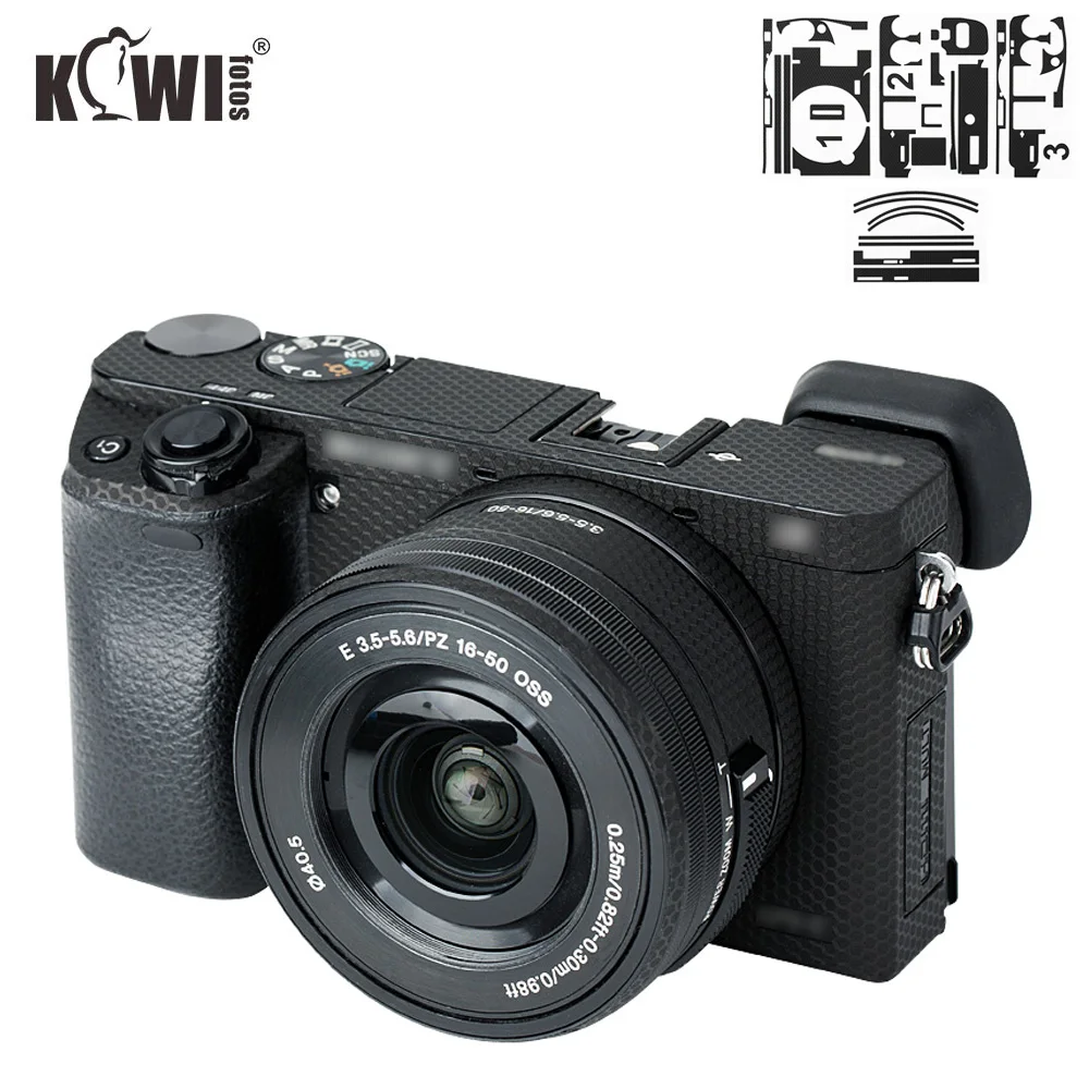 Чехол с защитой от царапин для объектива и крышки Sony a6000 + 16 50 мм 3 м наклейка