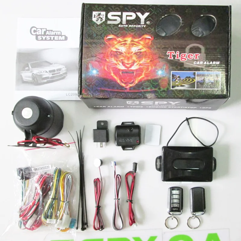Слежение Tiger односторонняя Автомобильная сигнализация и бесключевая Система