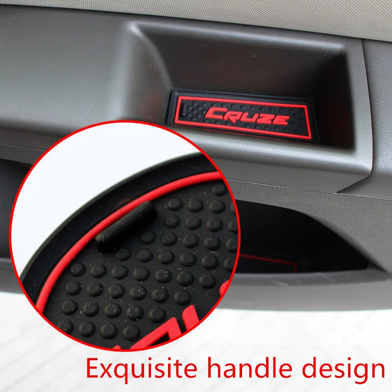 Автомобильные Противоскользящие коврики слот-коврик для двери 3D резиновый