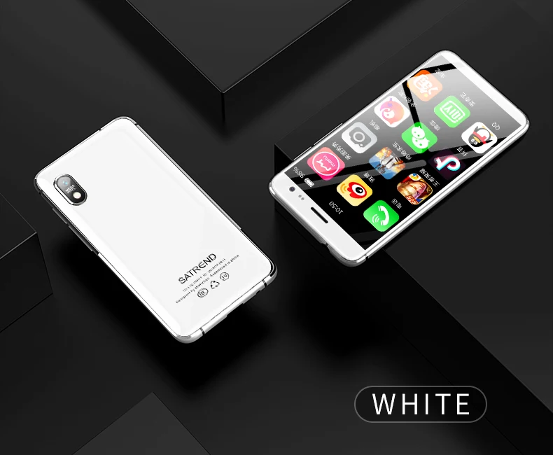 Двойной 4G Карманный смартфон Satrend S11 3,2 дюймов крошечный экран MTK6739 Android 7,1 мобильный телефон для детей Google Play Store