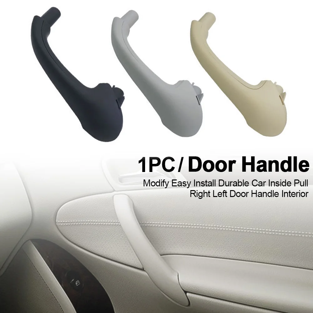 Door Handle Right Left With Screws Modify Pull Durable Decorative Interior Replacement Part Car Inside Easy Install |