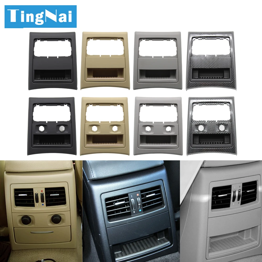 

Upgraded Rear Ac Conditioner Vent Grille Outer Frame Ashtray Cover Trim Replacement For BMW 3 Series E90 E91 2005-2012