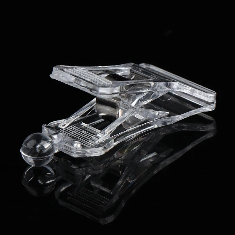 

1Pc Clear Plastic Suction Cup Clip Advertising Clip Suction Cup Transparent Clip Clamp