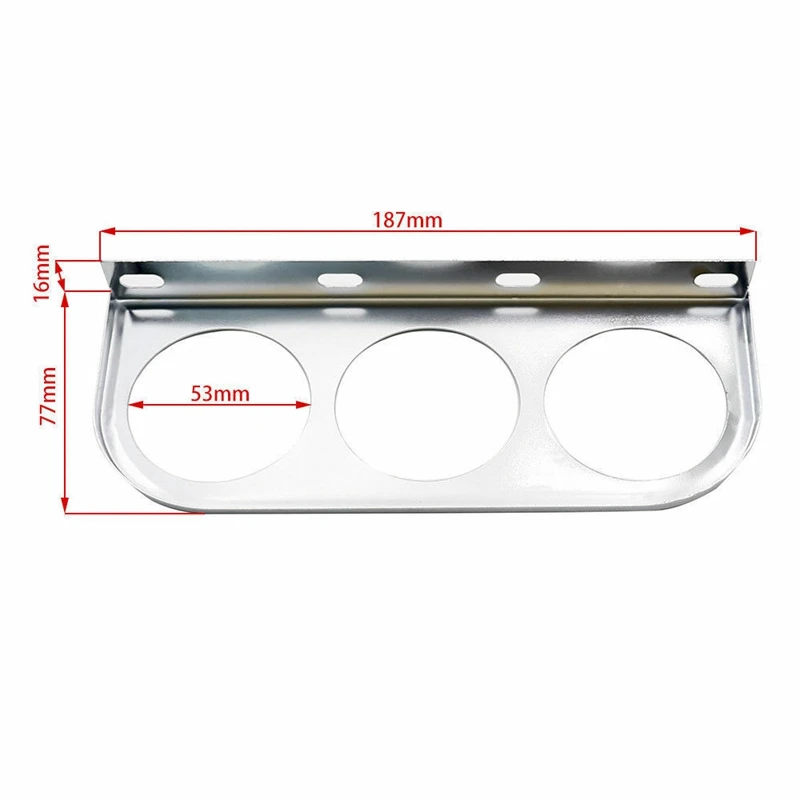 2 дюйма 52 мм Автомобильный тройной манометр набор Амперметр температура воды