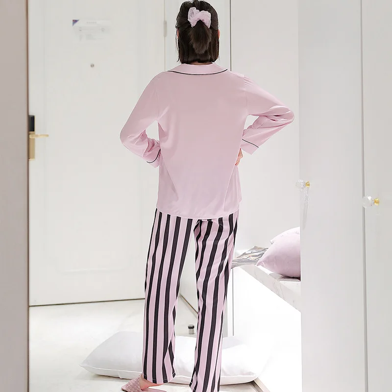 Вискозное волокно пижама из тонкой ткани для женщин летние INS чистый красный