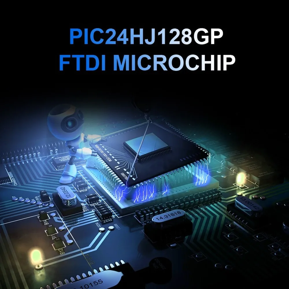 ELS27 FORScan PIC24HJ128GP + микрочип FTDI для Ford/Mazda/Lincoln/Mercury ELS 27 сканер зеленой печатной платы