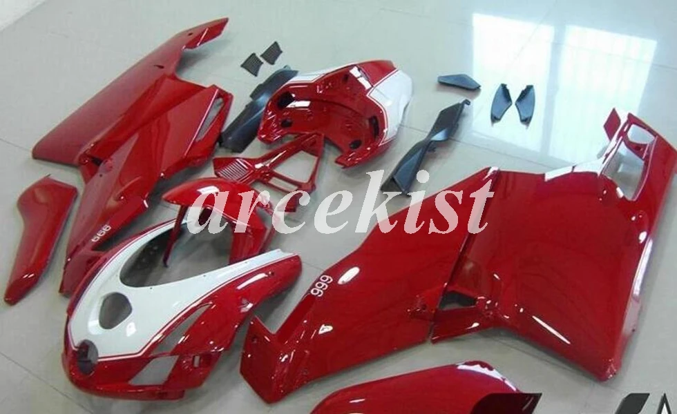 

New ABS Motorcycle Full Fairings kit fit for Ducati 749 999 2003 2004 03 04 749S 999S Body set Red
