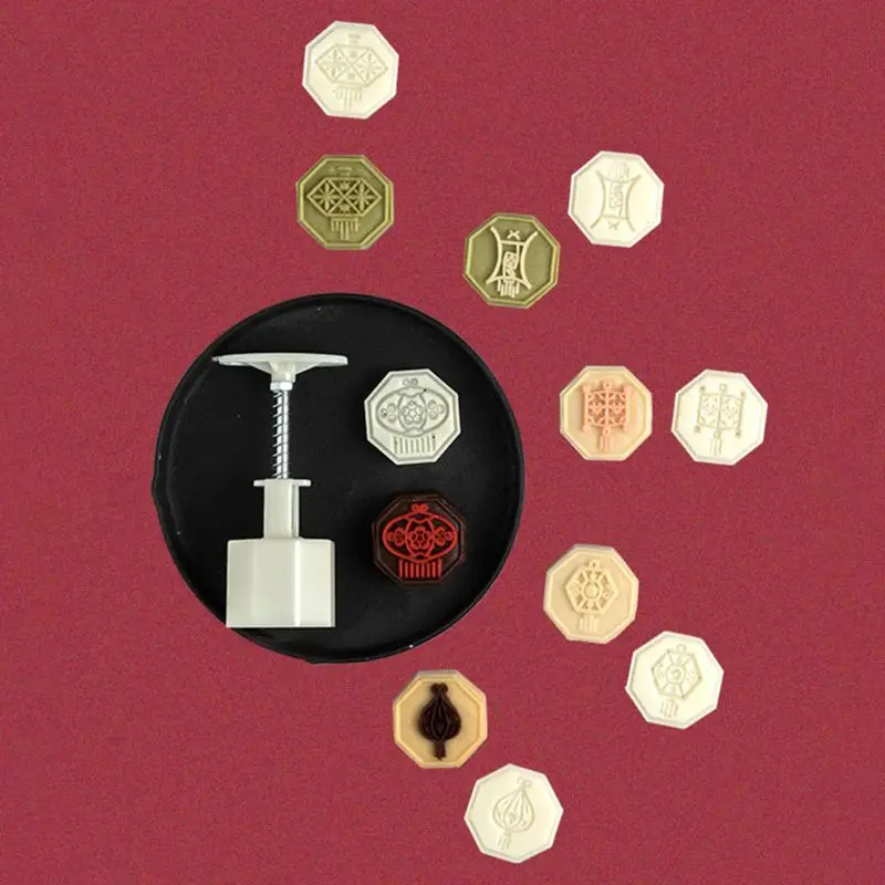 Форма для выпечки лунного торта 50 г с 4/6 штампами | Дом и сад