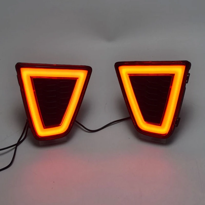 

Car Multi-Functions LED Rear Bumper Light Fog Lamp Brake Light Reflector for Honda Fit Jazz 2014 - 2016