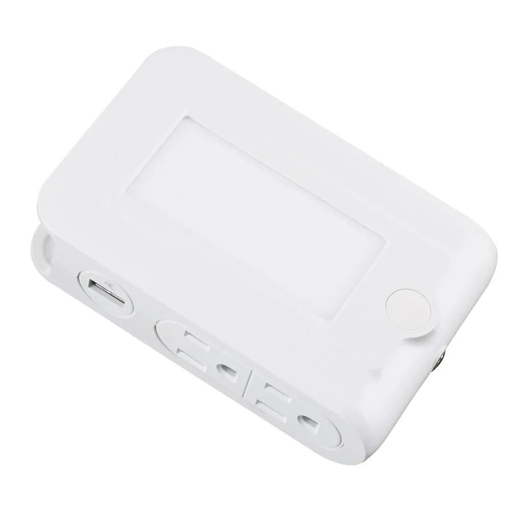 Умный светильник Сенсор светодиодный Ночной с двумя USB портами Порты и разъёмы 4