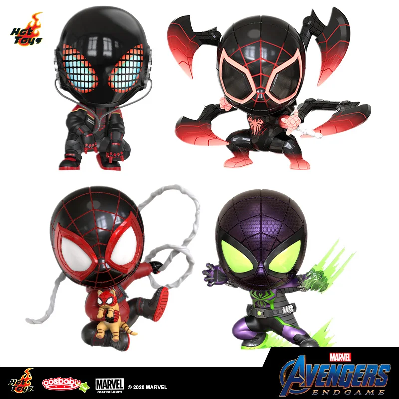 

Marvel легенды Человек-паук Hottoys Q Version Mini 9 см Коллекционные фигурки подарок на Хэллоуин экшн-Фигурки игрушки