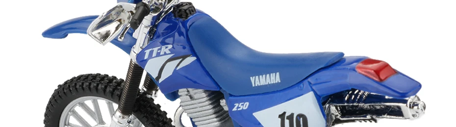 Maisto 1:18 масштаб сплав горный велосипед игрушка Dirt Bike TT-R250 Мотокросс внедорожный мотоцикл творческие игрушки для детей подарок