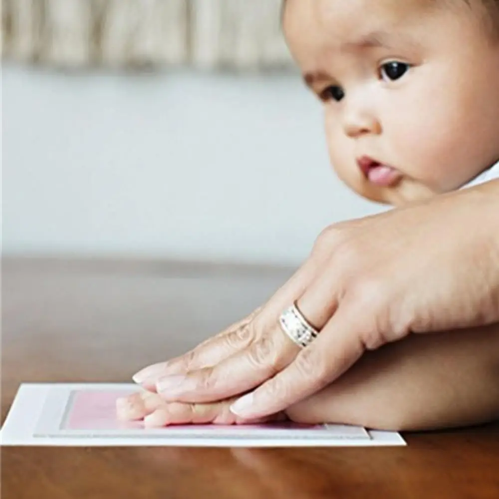 Handprint Baby Inkless Touch нетоксичные сувениры литье новорожденного отпечаток ноги