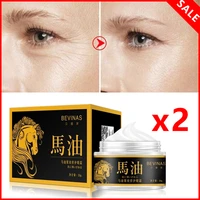 effective anti wrinkle whitening skin care horse oil cream anti aging face cream eye serum remove fat granule dark circles 40g