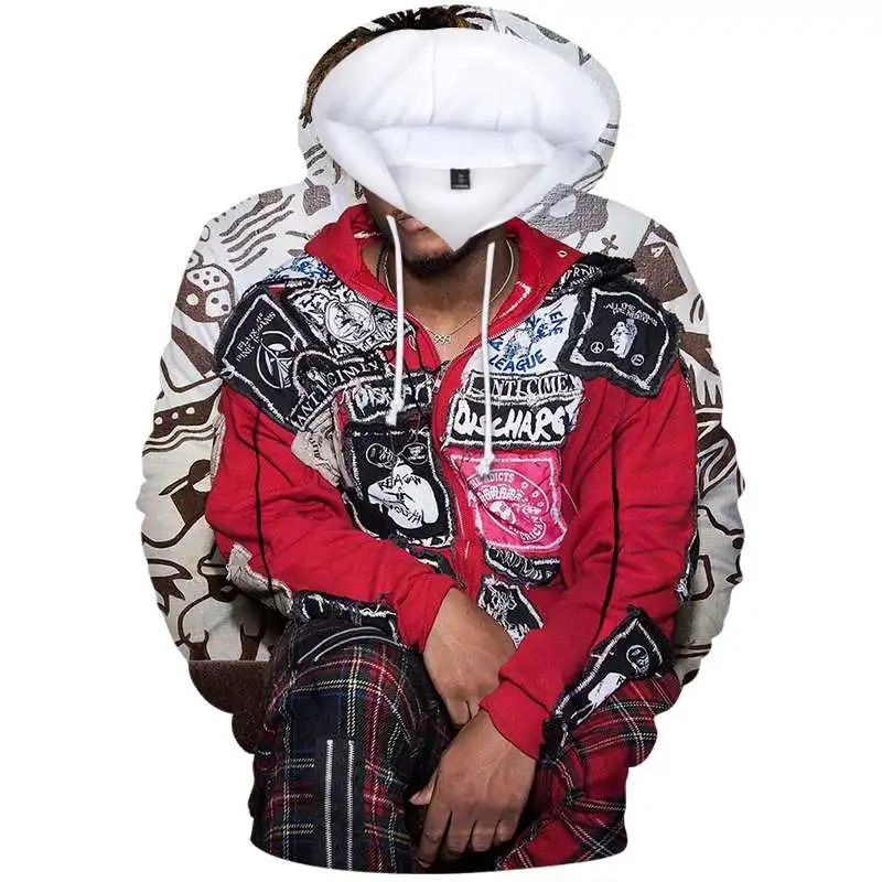 

Juice WRLD New 3d Print Hoodies Men Fleece Sweatshirts Hooded Hip Hop Fashion Casual Hoodie Juice WRLD Boys Pullovers Sweatshirt