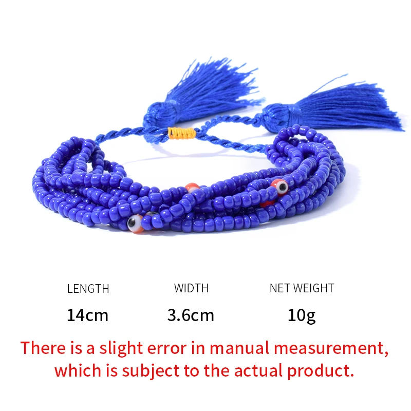 

Rttooas Fashion Multicolor Beaded Bracelets For Women Tassel Charm Bracelet Pulseras Mujer Moda 2020 Wholesale
