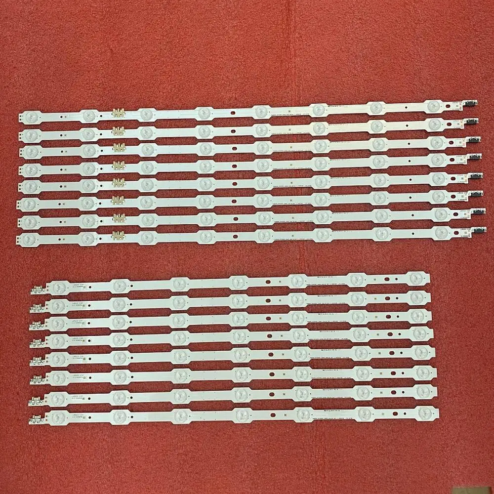 16 шт./компл. Светодиодная лента для подсветки Samsung UE55HU7200 UE55HU7100 UN55HU7250 UA55HU7200 BN96 33493A
