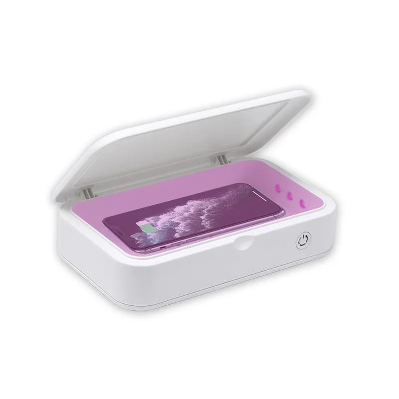 

Mini UV Light USB Cell Phone Cleaner banknote Sanitizer Portable Disinfection UV mask Sterilizer Box with Aromatherapy
