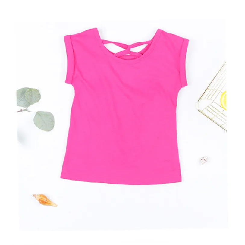 

BBD Toddler Girl T-Shirt Summer Best Selling Kids Cotton Cartoon Fashion Sleeveless Tops New Infant 1-2-3-4-5 Years Clothes