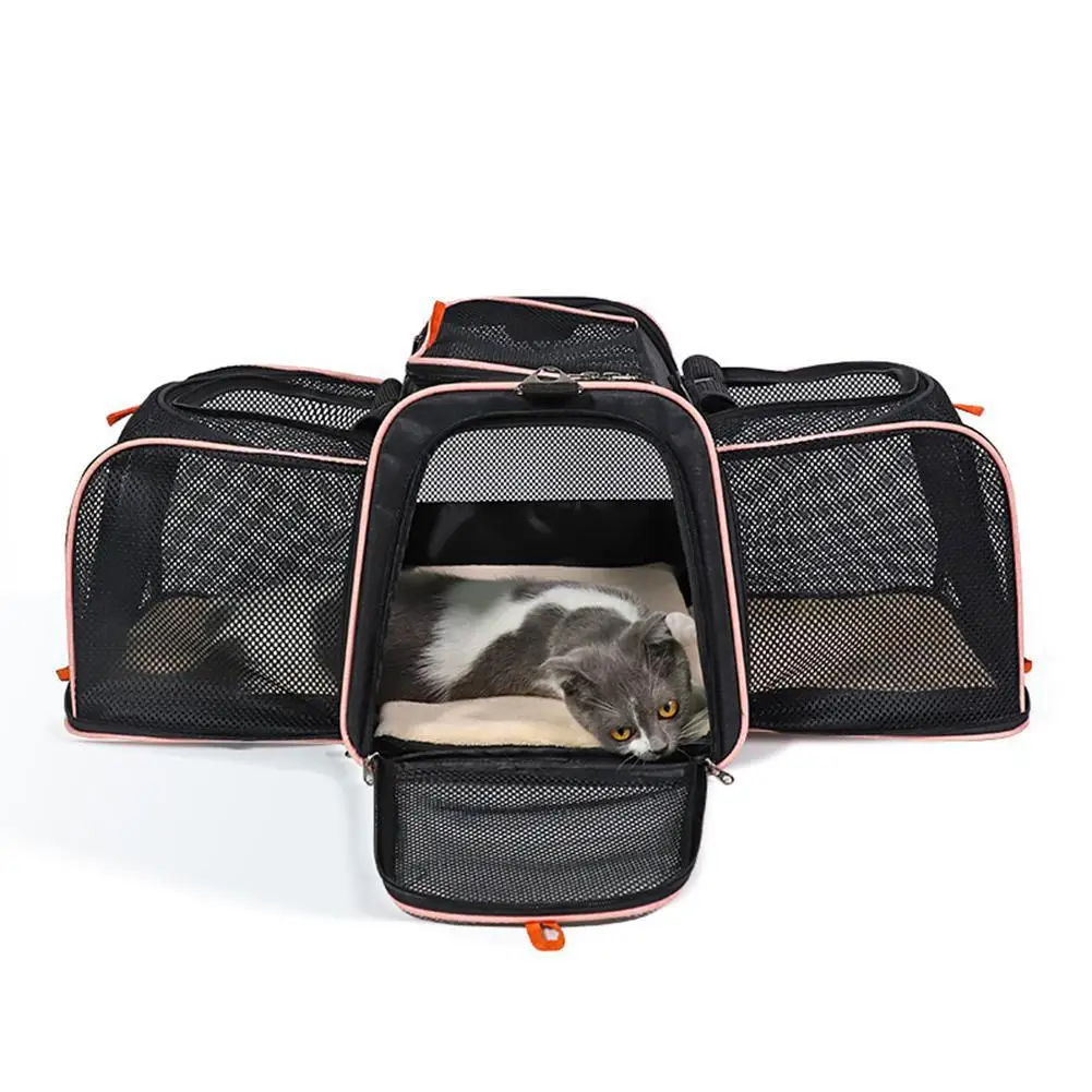 

Рюкзак из ткани Оксфорд для дома кошки дышащая многофункциональная сумка для аксессуаров кошки Портативная Складная Расширительная сумка