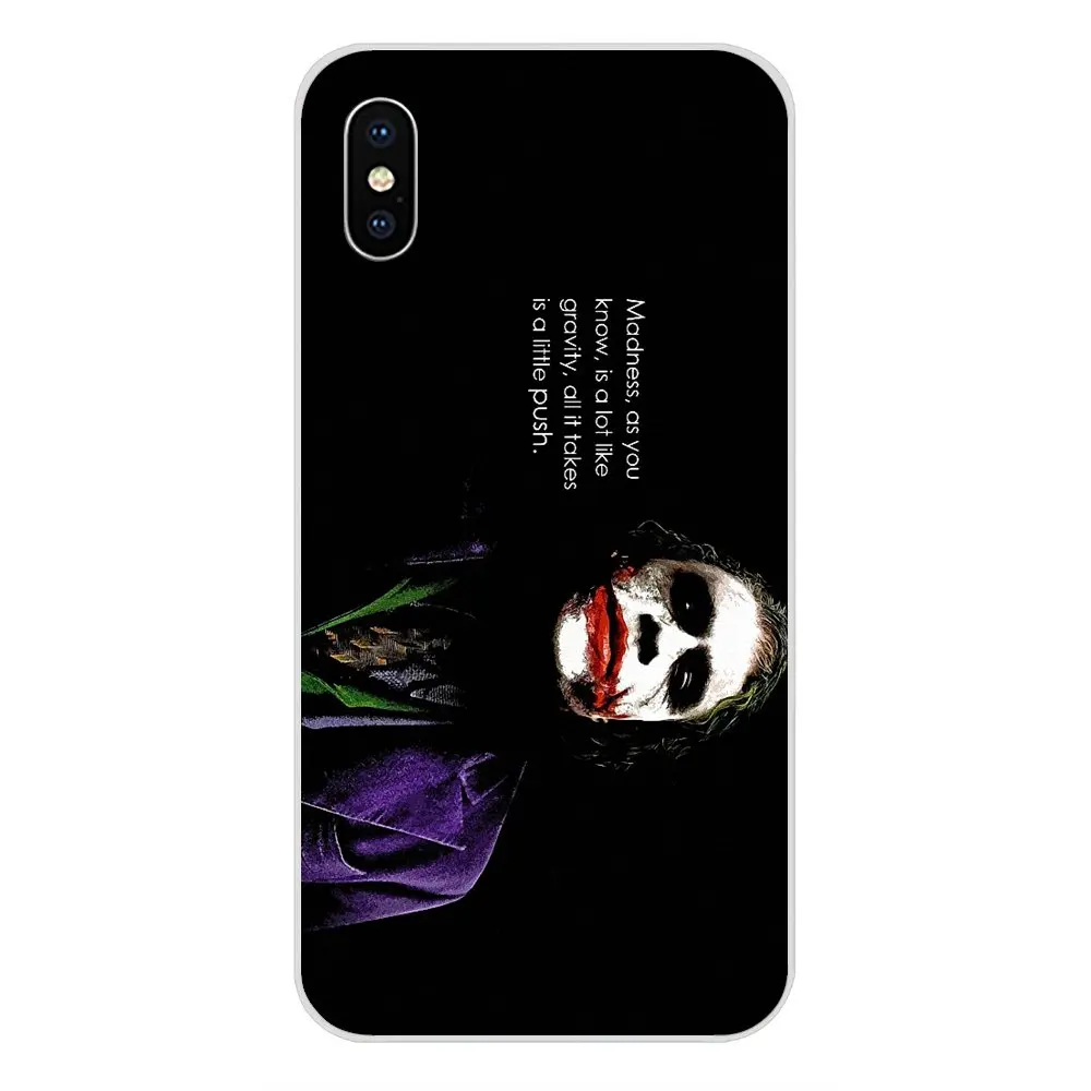 TPU Coque Case Capa The Joker Quotes Print For Samsung Galaxy Note 5 8 9 S3 S4 S5 S6 S7 S8 S9 S10 5G mini Edge Plus Lite | Мобильные