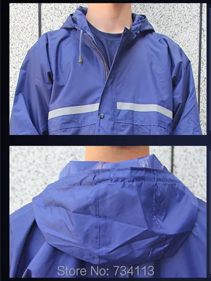 Соединенный дождевик мотоциклетный дождевик/комбинезон Мужской Женский