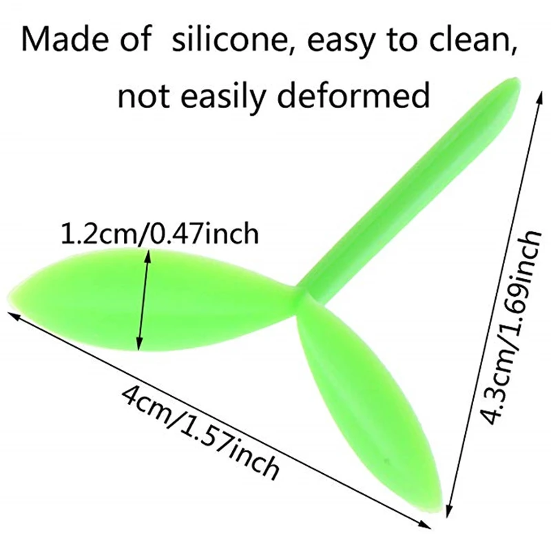 12 шт. креативные маленькие книжные закладки в форме ростков силиконовые бутоны