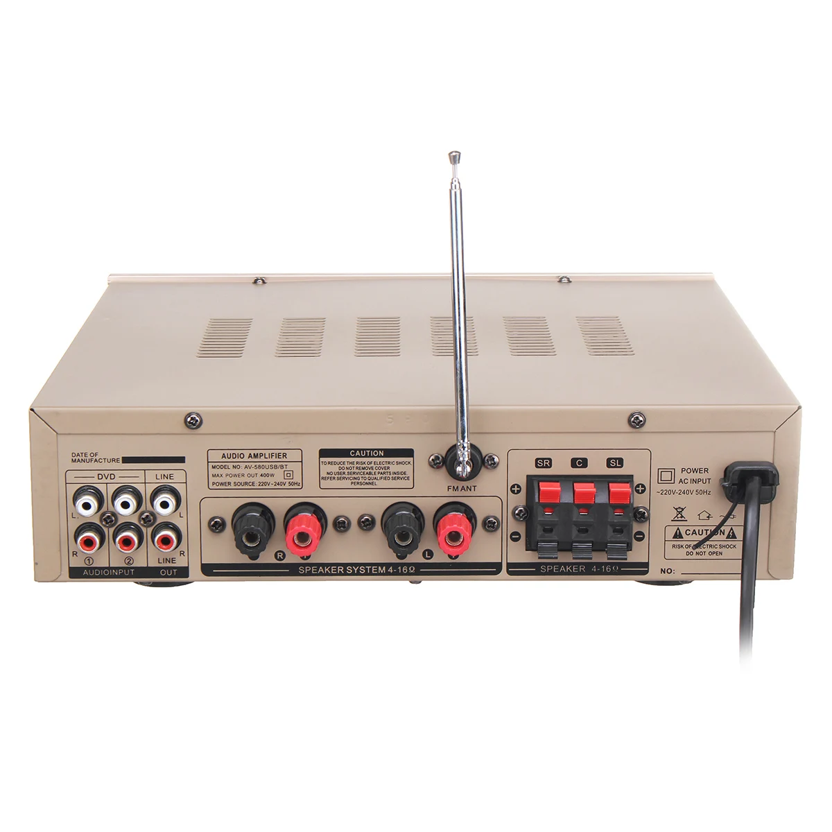 920 Вт 220 В 5CH bluetooth Hi-Fi Стерео AV объемный усилитель FM Караоке кинотеатр домашний кинотеатр усилители
