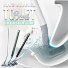 Новая гибкая силиконовая Щетка Для Чистки унитаза