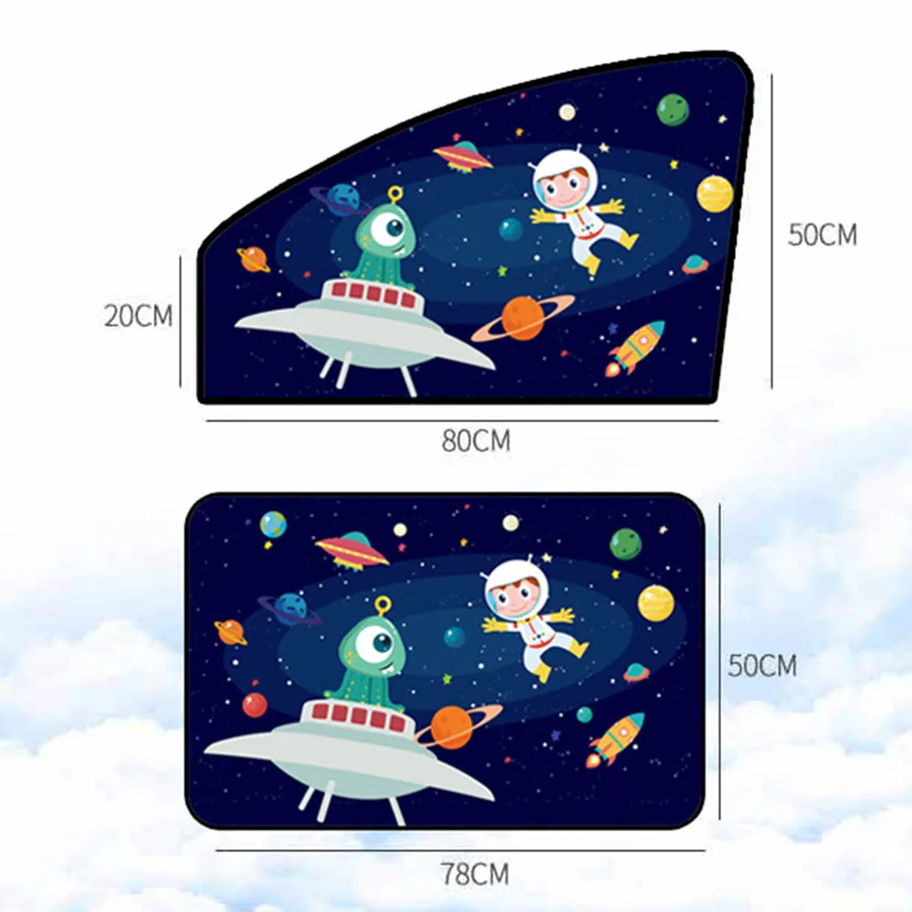 Universal Magnetic Car Sunshade Cover Curtain Side Window Sun Visor Protector for Baby Children Styling Covers | Автомобили и
