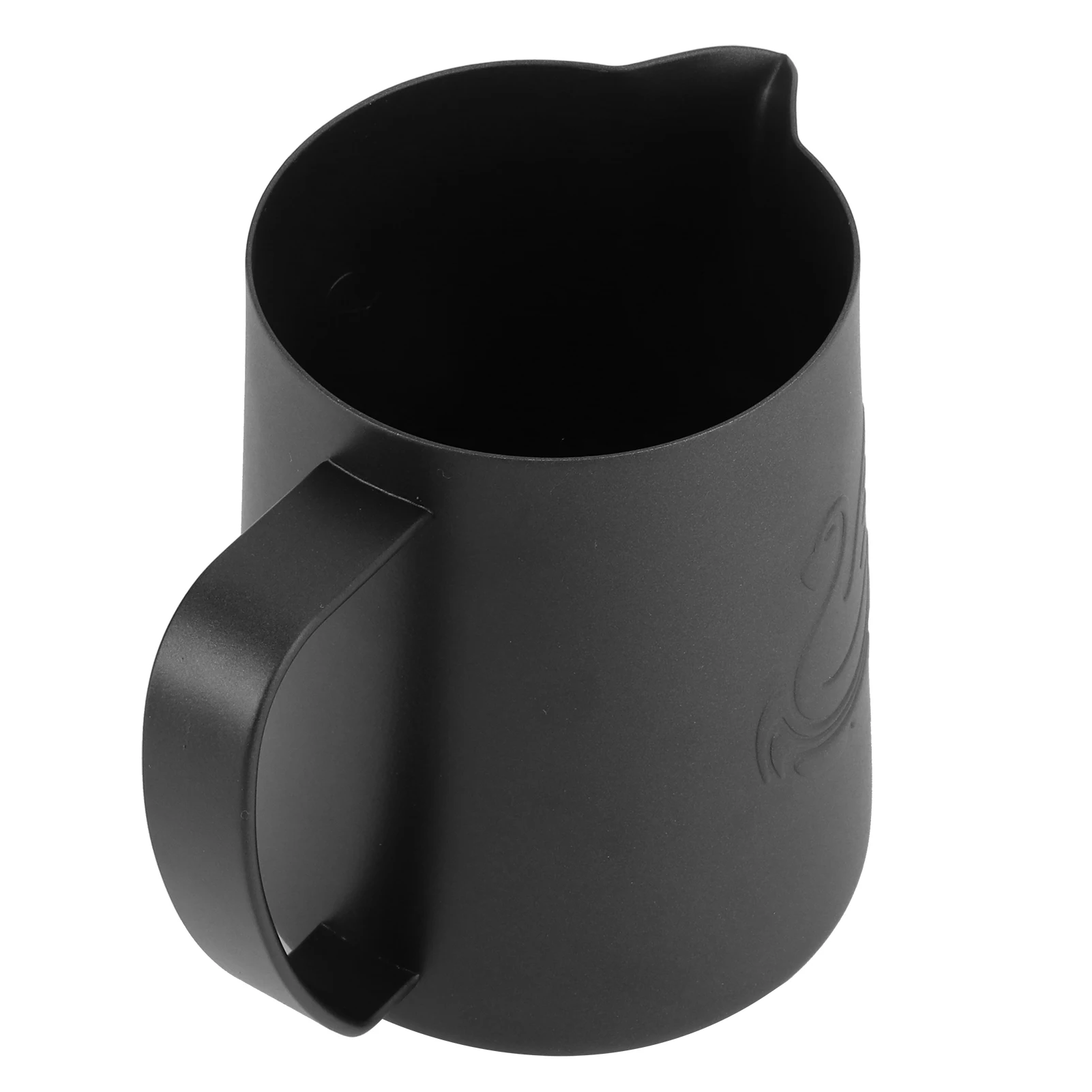 

400/600ML Coffee Latte Cup Coffee Art Pitcher Latte Milk Frothing Black Cup Pitcher Coffee Making Tool Coffee Shop Supplies