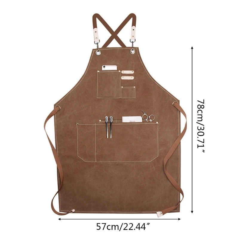 Водонепроницаемый и устойчивый к загрязнениям фартук модный бариста молочный