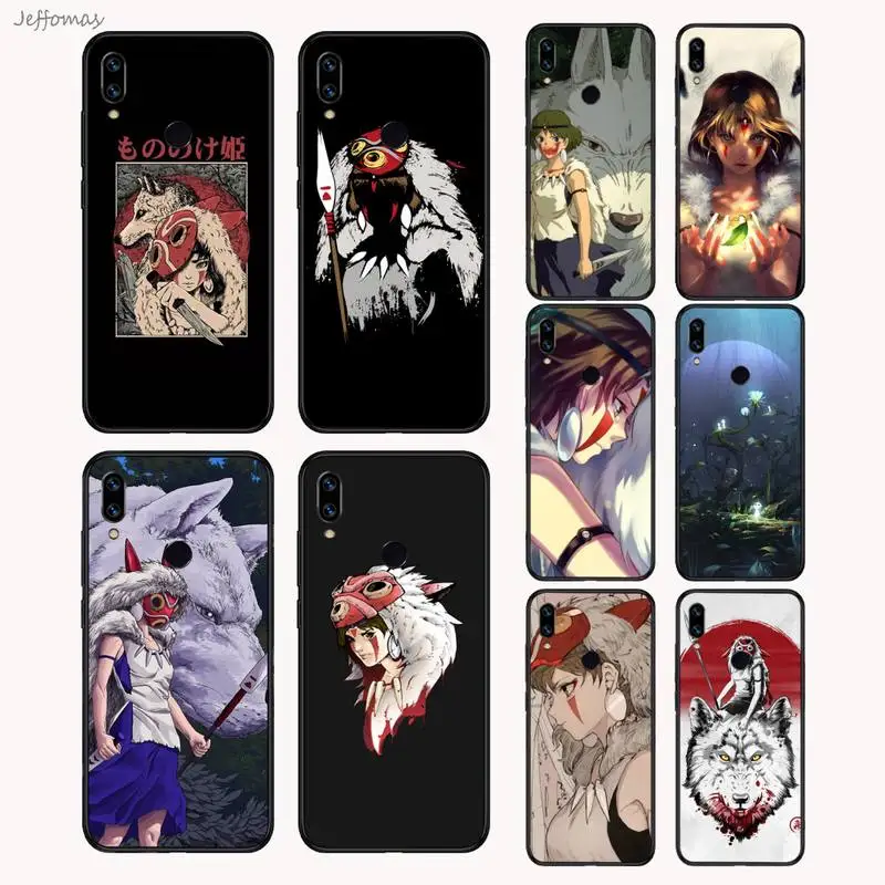 Чехол для телефона с изображением японского Аниме принцессы Мононоке Xiaomi Redmi Note 4