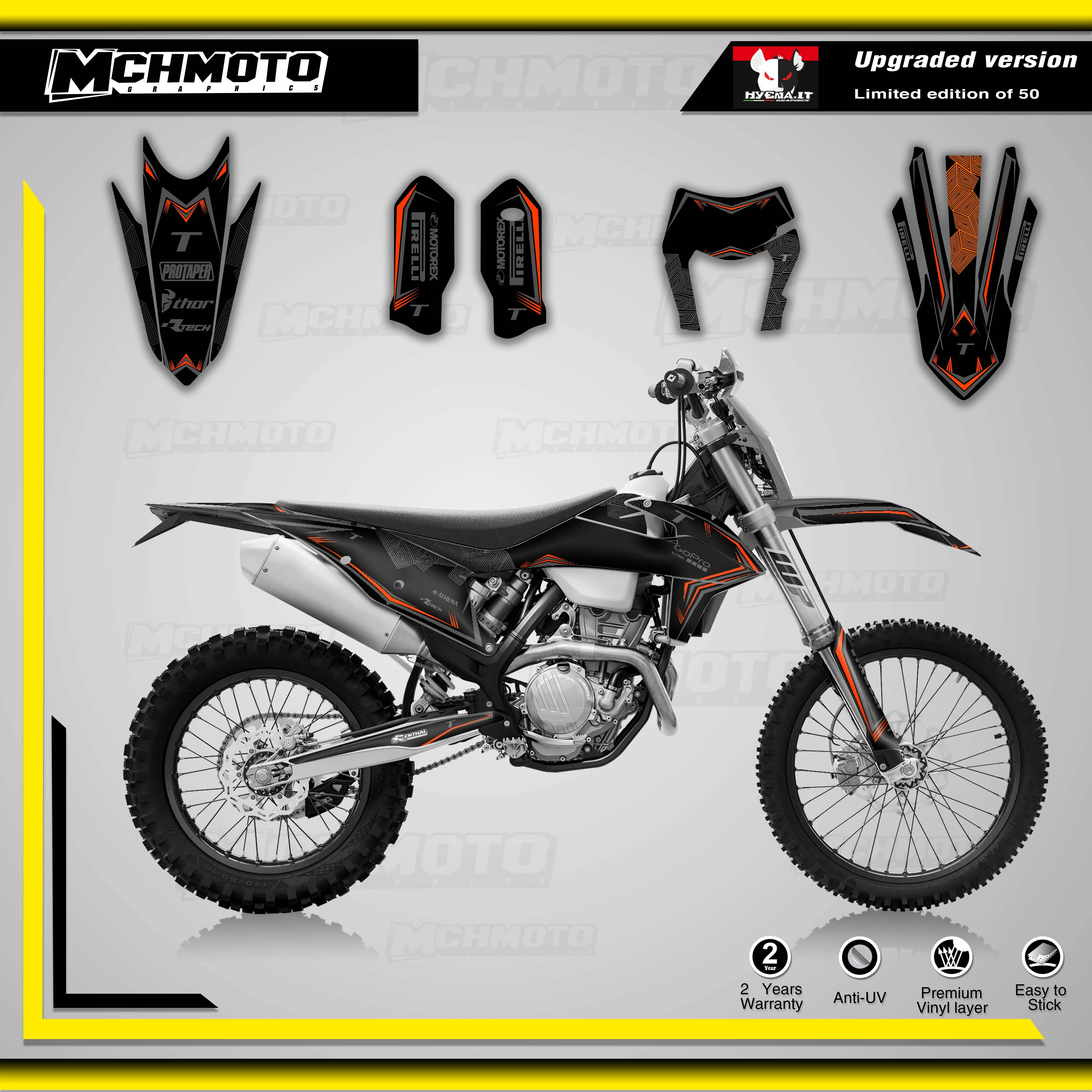 

MCHMFG Motorcycle Team Graphic Decals Stickers DECO Dekor For KTM EXC EXCF XC XCF 2020 2021 SX SXF 2019-2021 125 200 250 300 350