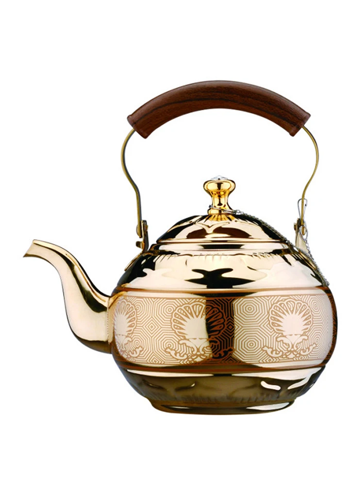 

2L Stainless Steel Whistling Tea Kettle Food Grade Tea Pot Easy To Pour And Fill Water Bottle For All Kinds Of Stoves gas teapot