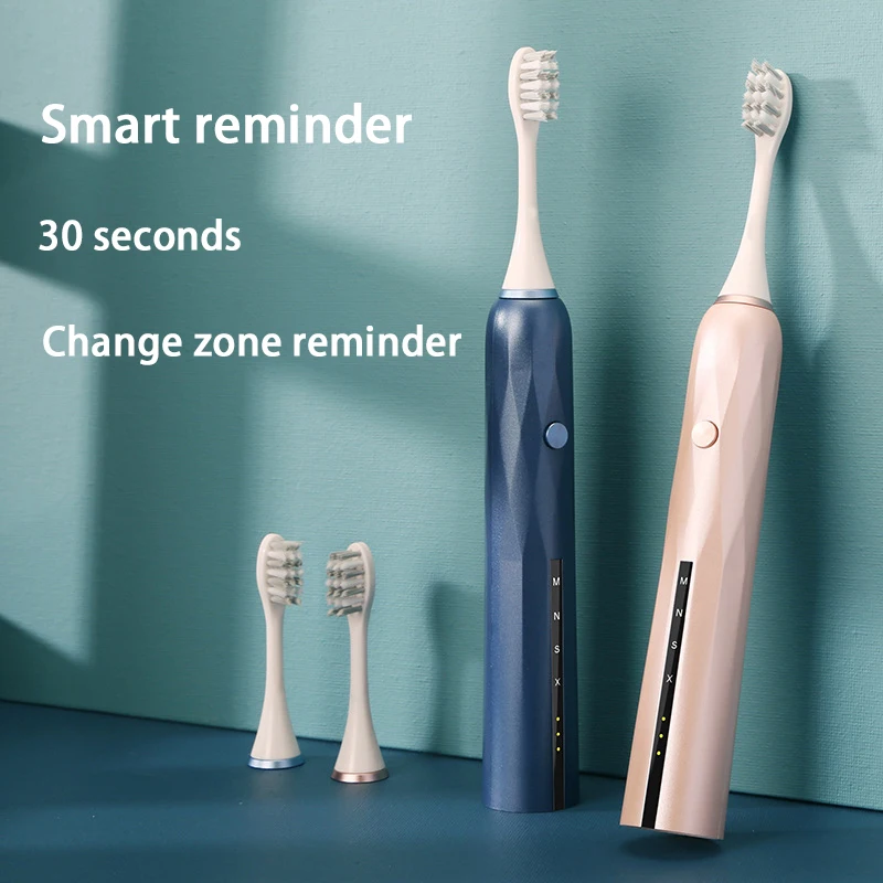 

Electric Toothbrush for Adults 4 Kinds of Brushing Modes Household Soft Hair USB Charging Waterproof Couple Electric Toothbrush
