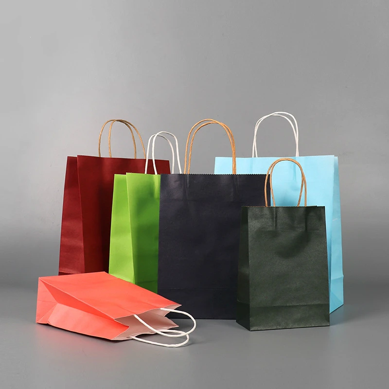 40 шт. в подарочной Бумага сумка с ручками праздничный Подарочный пакет Высокое