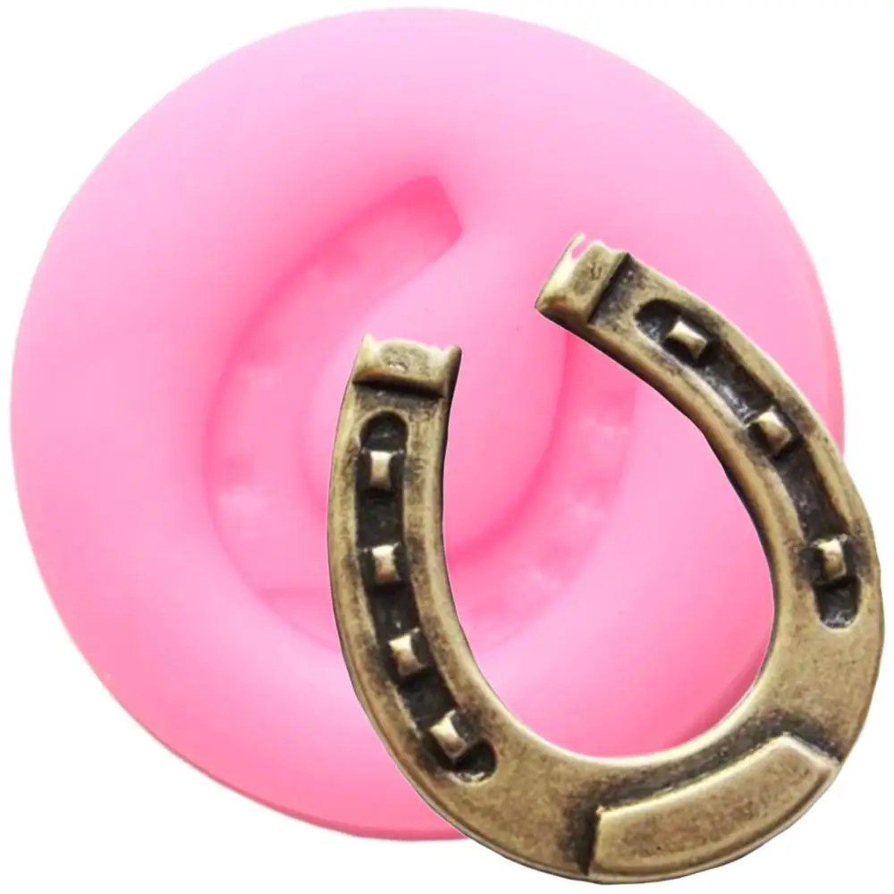 3D конский башмак силиконовые формы для шоколада детские инструменты украшения