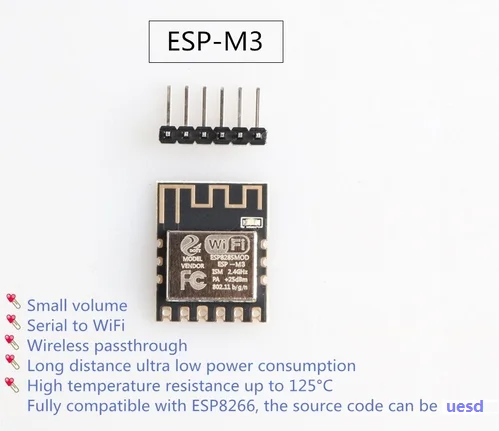 ESP M3 Сверхмаленький последовательный беспроводной модуль управления Wi Fi 8285