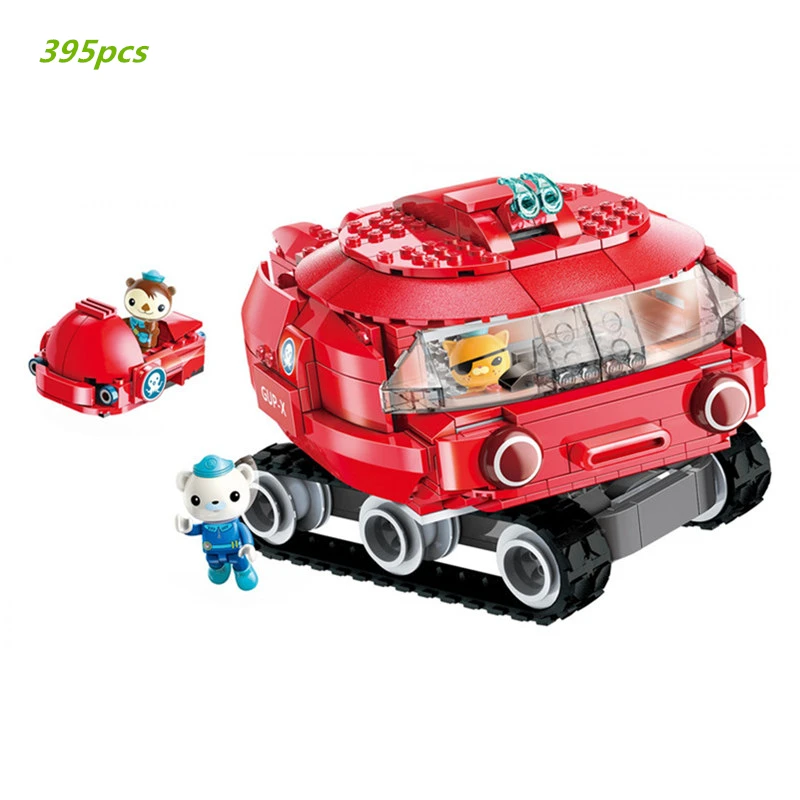 

NEW Movie Creative Ideas City Octopus GUP-X Octonauts Cartoon Building Blocks Kit Bricks Classic Model Toys For Children Gifts