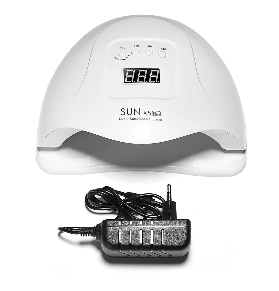 ROHWXY SUN X5 светодиодный Гель-лак для ногтей, Сушилка для ногтей, УФ светодиодный светильник для ногтей, инструмент для отверждения маникюра, автоматический датчик, лампа для ногтей